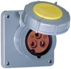 Devices CD420R7W Recp Pin&Sleeve 20A 480V 3PH 3P4W WT RD