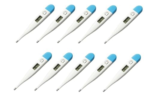 FARMADAR Digital LCD Thermometer Clinical Oral Axillary Pen Type 10pcs-picture-29