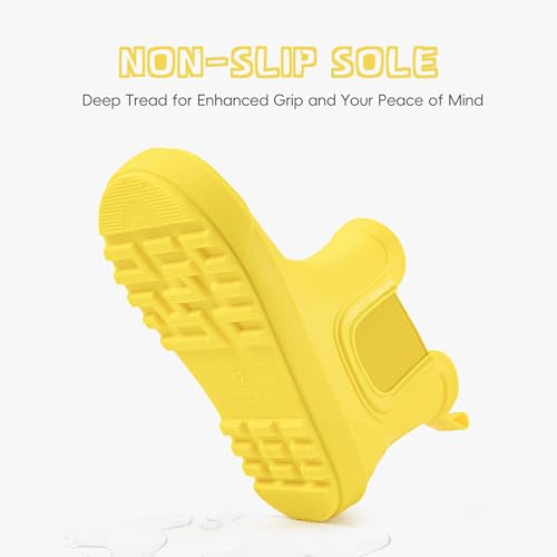 Image of Motasha Chelsea Rain Boots for Girls Boys Waterproof Toddler to Big Kids