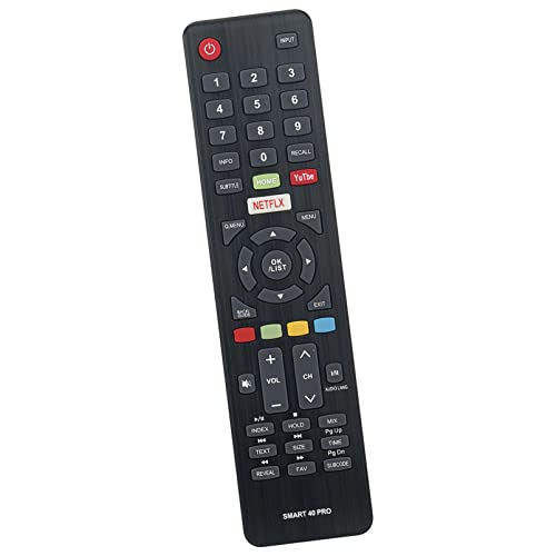ALLIMITY Replace Remote Control fit for Aya Dyon Smart-32-Pro Smart-40-Pro A49UHD0819BS, Black/White - Image 2