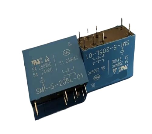 Relé SMI-S-205L-01 5V soluciona fallos de energía en circuitos impresos con sus 8 pines reforzados