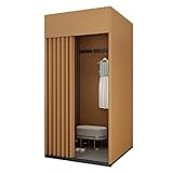 Tragbares, faltbares Ankleidezimmer – Mobiler Ankleideraum mit Sichtschutzvorhang, stabiler Basis und Haken – ideal für schnelle Wechsel, Reisen, Veranstaltungen, Outdoor-Aktivitäten und mehr