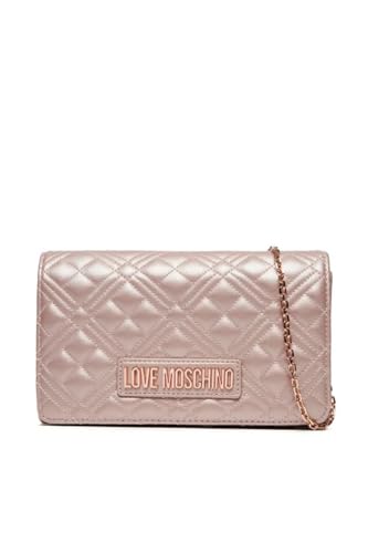 Moschino Borsa Donna Love a Spalla/Tracolla Ecopelle Pink Metallic Powder BS25MO03 JC4079, Rose Gold, One Size, Rose gold, Einheitsgröße