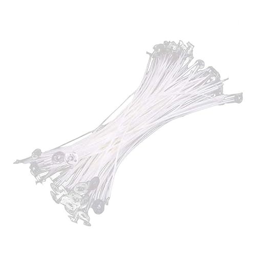 100 mechas de algodón natural pre enceradas para velas