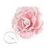 stebcece Elegant Oversized Petal Hat for Women Girls Special Occasion Fashionable Headwear Design Flower Wedding Hair Accessory