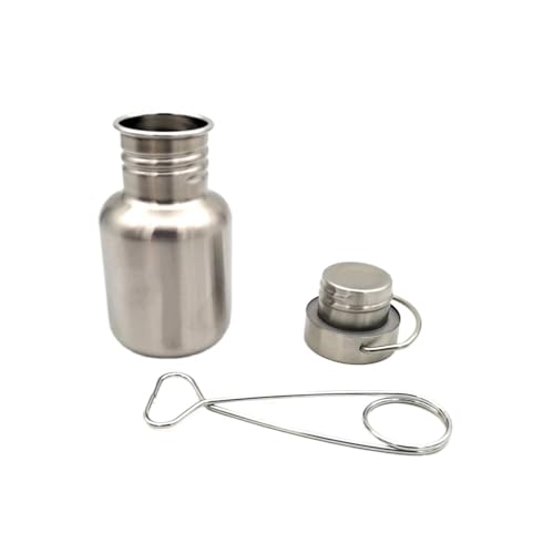 Echeson 1PC Stainless Steel Water Bottle 350ml, Portable Single-Layer Sports Water Cup Suitable for Outdoor Cycling and Mountaineering