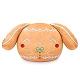 TeeTurtle Reversible Sanrio Cinnamoroll Plushie 4-Inch Gingerbread Two-Sided Flip Plush Toy with Embroidered Details - Cute Mini Collectible Plush for Kids, Teens, and Adults