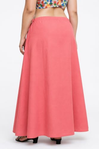 Image of CITIX Pure Cotton Petticoat for Women's Saree | Adjustable Drawstring Waist
