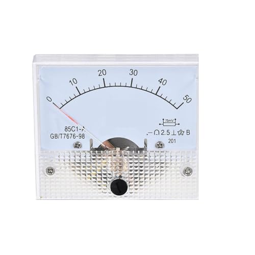 Ampèremètre analogique 85C1-A pour surveiller un panneau de mesure DC 50A