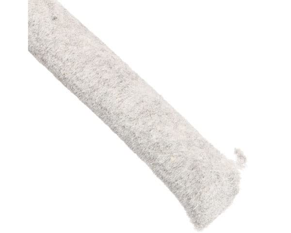 1/4 Diameter White Firm Wool Fiber Felt F1 Cord - 20 Ft.
