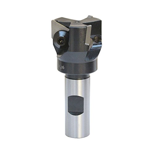 90 Degree 1-1/2'' Indexable End Mill 3/4'' Shank + 3 TPG32 Inserts Cutter Milling CNC