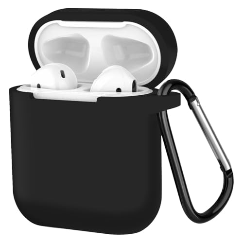 Case Capinha Proteção Slim Para AirPods Capa Slim de Proteção para AirPods 1 e 2 Design Leve (Preto)
