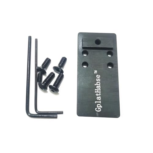 GplatHabse Red Dot Scope Mount Plate for Canik TP9SF, Taurus G3C G3 G3X G3XL GX4 Toro 9mm, Fits Vortex Docter ADE, Burris, Vortex Frenzy MAG Aluminum Metal Base
