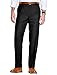 Price comparison product image Chums Men's Formal Elasticated Trousers Comfort Fit Pants Smart Trousers for Men Black 48W / 29L