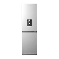 Hoover H-COMBI 300 Fridge Freezer with Water Dispenser, Stainless Steel
