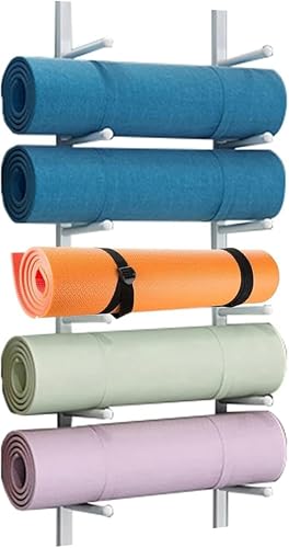 Étagère pour tapis d'exercice pour un studio de gym à domicile net