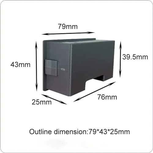 Voltmètre numérique AC 20V YB5135B avec alimentation DC 24V et affichage LED rouge - 7