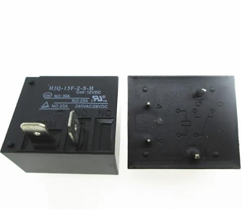 Relais 12V HJQ-15F-2-SH 30A pour circuit imprimé automobile
