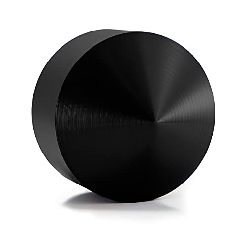 Image of PACLOCK's 9-Series Patented Cone Puck w /Tapped Holes, High Security Rotating Disc, Manufacturer-Controlled Key Assigning, Exclusive Key Number, Keyed Differently w / 1 Key, Black