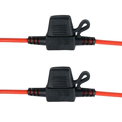 Inline Mini Blade Fuse Holder Splash Proof Car 12V 20A (2)