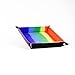 FanRoll by Metallic Dice Games Fold Up Velvet Dice Tray w/PU Leather Backing: Watercolor Rainbow, Role Playing Game Dice Accessories for Dungeons and Dragons