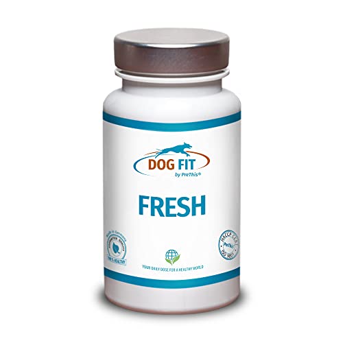 DOG FIT by PreThis® Fresh | Gegen Mundgeruch & bei Zahnfleischentzündung | Kräutermix für eine gesunde Mundflora | Maulgeruch, Gingivitis & Parodontitis | 100% Natur Cover