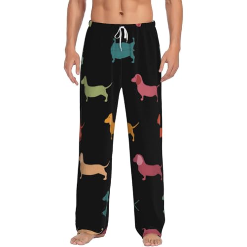 Pantalon de pyjama teckel homme fluide contre la chaleur
