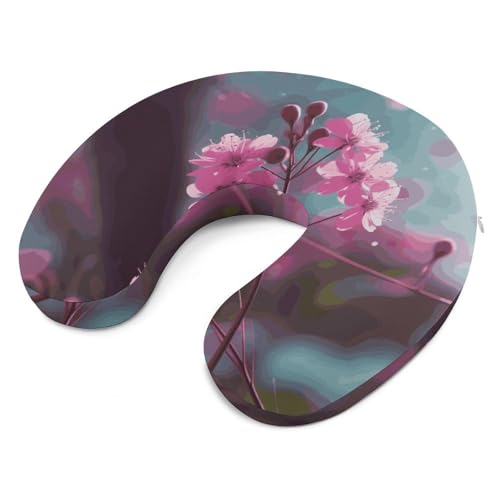 Almohada U de espuma viscoelástica 30 cm x 25 cm miniatura 6
