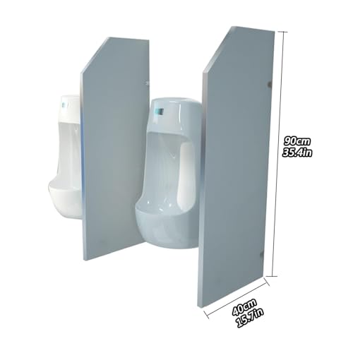 Mampara divisoria para inodoro con soportes de acero inoxidable 8