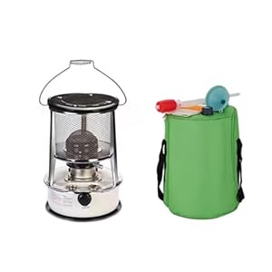 4,6L/6L Grote Kerosine-oliekachels Draagbare Kerosinekachel Verstelbare Vuurkracht Binnen 360° Surround Verwarming Petroleumbrander (Size : 6L/White)