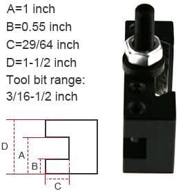 5 piezas soporte rápido para torno AXA #1 miniatura 5