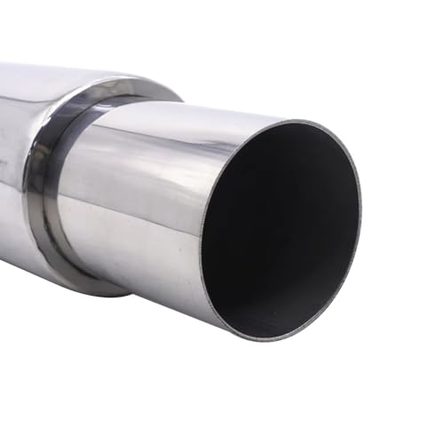 Silenciadores deportivos de coche de 2 pulgadas en acero inoxidable para refuerzo turbo 6