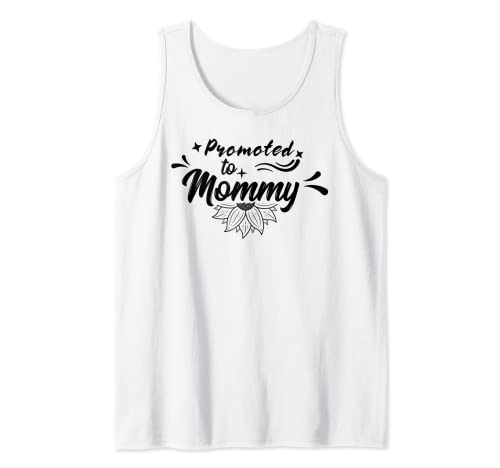 Promocionado a mamá nuevo día de la madre Camiseta sin Mangas