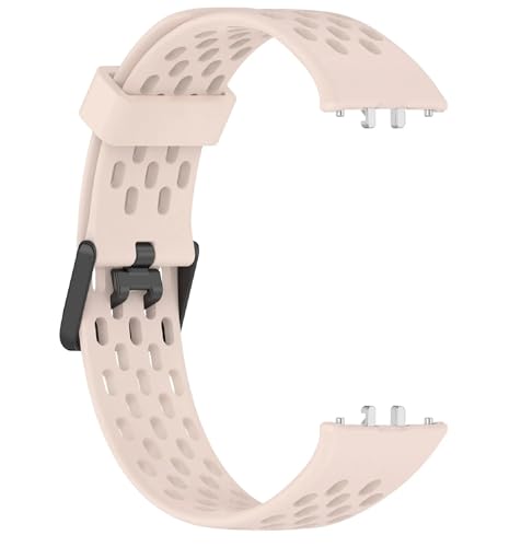 Pulseira de Silicone Esportiva Respirável (ROSA) Para Smartwatch Galaxy FIT 3