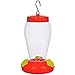 Garden Collection Hanging Hummingbird Feeder - 6.75 Inches - 2 Pack, Clear, Red