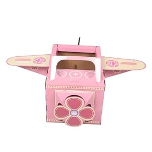 JUMPLAWN Tragbarer Papierflugzeug-Bausatz für Kleinkinder