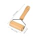BRIGHTFUFU Wooden Dough Roller Pin Non Stick Baking Tool for Pastry Pizza Tortilla Ergonomic Handle for Easy Use Versatile Kitchen Utensil for All Dough Based Foods
