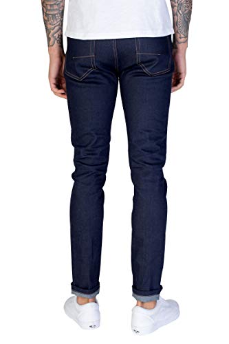 KDNK Basic Raw Denim Selvedge Skinny/Slim Straight Jeans3