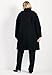 Avenue Women's Plus Size Teddy Longline Coat - 20, Black