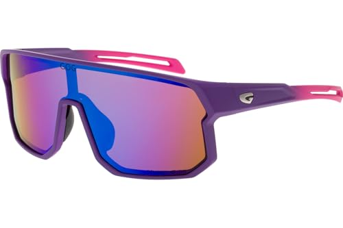 Lunettes sportives polarisées contre éblouissement cyclisme running rose noir GOG Vidar