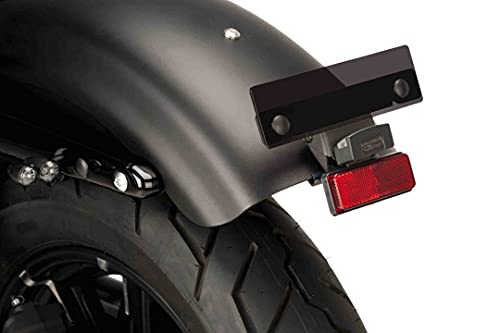 Support de plaque inclinaison réglable Puig 9994N rigide noir
