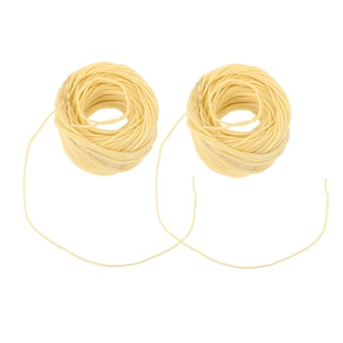 2 rollos de mechas de lino para velas 2mm 30m