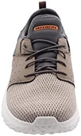 Skechers Men's Meteor-Lights Sneakers, Taupe Knit Synthetic, 10.5 AU | Image 2