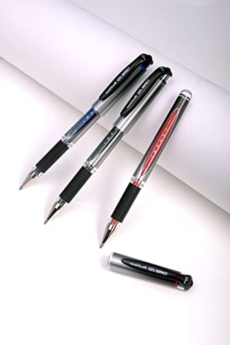 Bolígrafos Uni-Ball UM-153S Gel Impact Azul x3 miniatura 4