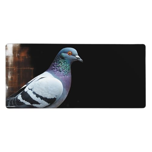 Tapis de souris pigeon pour bureau moderne, grand sous-main étendu pour ordinateur portable