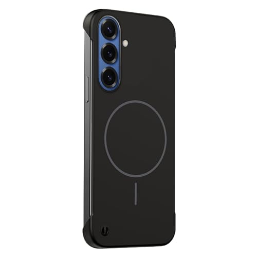 For Galaxy A35 �p�t���[�����X�P�[�X MagSafe�Ή� �ϏՌ� ������� �}�O�Z�[�t�Ή� �M�����N�V�[ A35 �J�o�[ PC�n�[�h�V�F�� �X���� ���y�� �����₷�� ������ �}�O�l�b�g���ԍڃz���_�[ ���C�����X�[�d�Ή� �S�ʕی� �����h�~ 