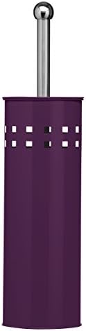 Premier Housewares Toilet Brush and Holder - Purple