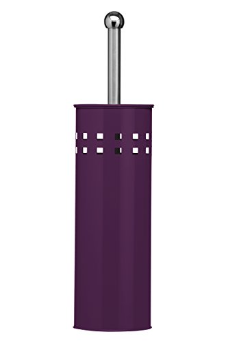 Premier-Housewares-Toilet-Brush-and-Holder-PurpleH38-x-W10-x-D10cm
