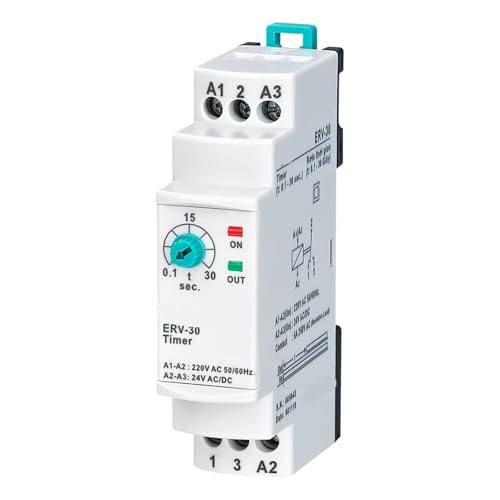 Relais temporisé électronique ERV-30 pour protéger vos moteurs contre surcharges
