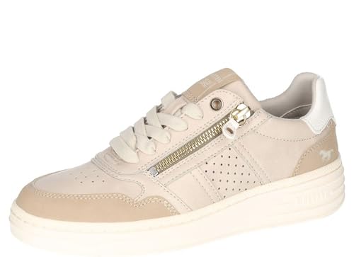 MUSTANG Sneaker Femme 1510-303, Pointure:40 EU, La Couleur:Beige